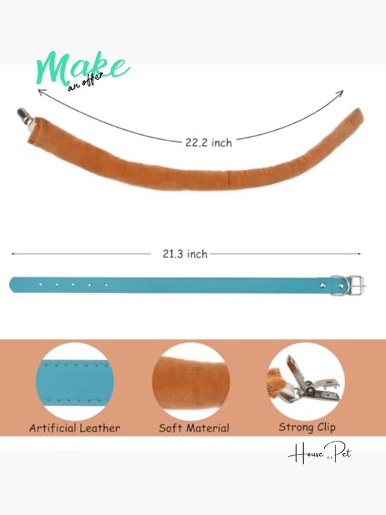 Plush Dog Ears Headband Nose Tail Set with Bow Tie Cosplay Halloween Costume main image 5